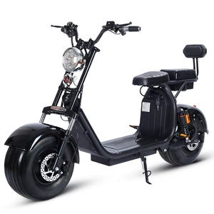 X10 iki nəfərlik elektrikli motosiklet, batareyalı, qabaq və arxa amortizatorlu skuter