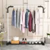 1.35m + white single pole [reinforcement pole] + double hook