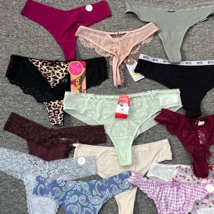 Foreign Trade Cross-Border Women's Lace Thong Panties Cotton Panties Thong Underwear