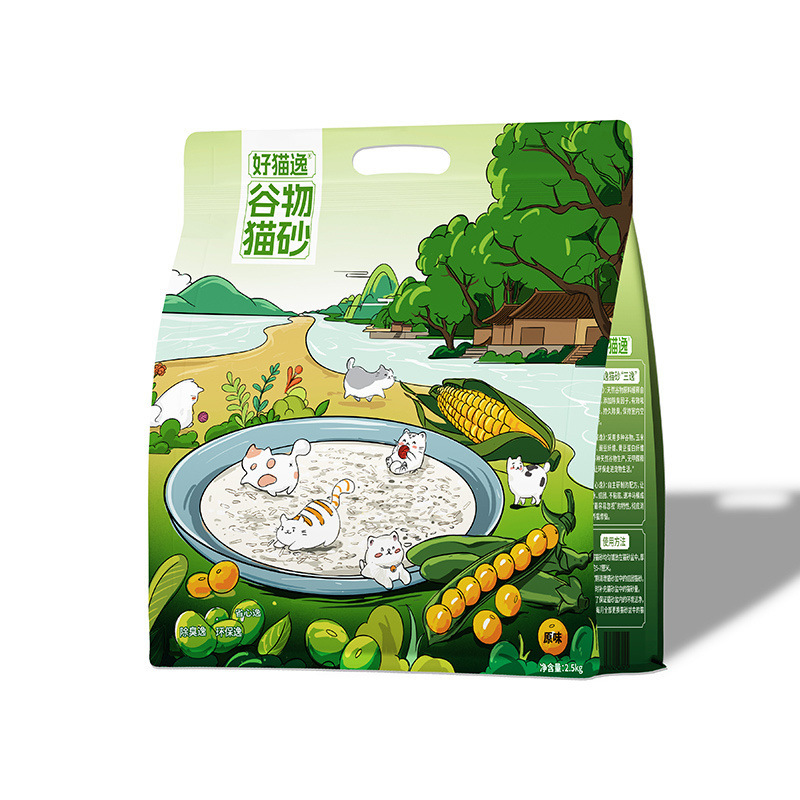 好猫逸猫砂混合豆腐砂膨润土除臭结团低尘防臭猫沙猫用品可冲厕所|undefined