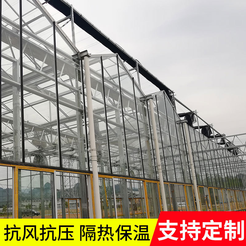 Customized Glass Greenhouse Manufacturers Design and Install Glass Warm Houses and Greenhouse Projects for Modern Agricultural Planting