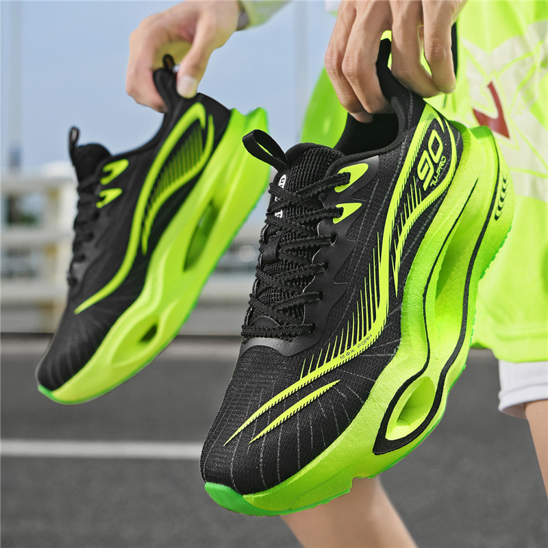 Autumn and winter dual-mesh carbon plate running shoes, designed for male students, suitable for physical fitness tests and competitive running, featuring a genuine outsole, and available as a couple's style for casual and recreational walking Autumn and winter dual-mesh carbon plate running shoes, designed for male students, suitable for physical fitness tests and competitive running, featuring a genuine outsole, and available as a couple's style for casual and recreational walking