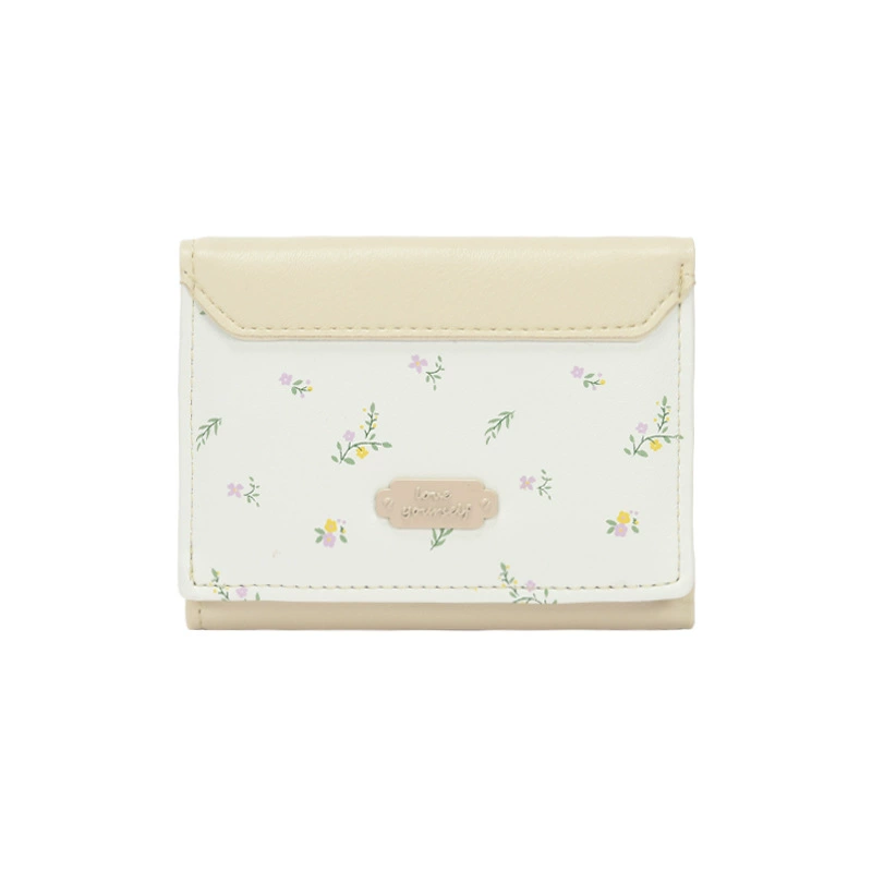 Wallet, thin Korean style compact wallet, 10.8 × 8.8 × 2.5 cm, multi-color options