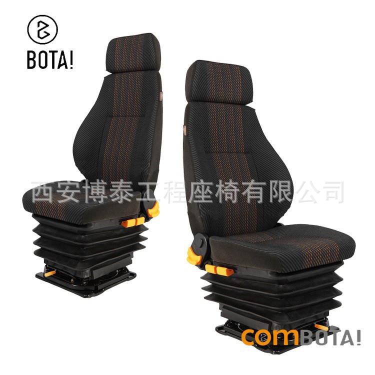 Asiento de amortiguación de airbag de camión pesado Asiento giratorio de 360 ° Asiento de aire de vehículo de ingeniería de asiento modificado Iveco