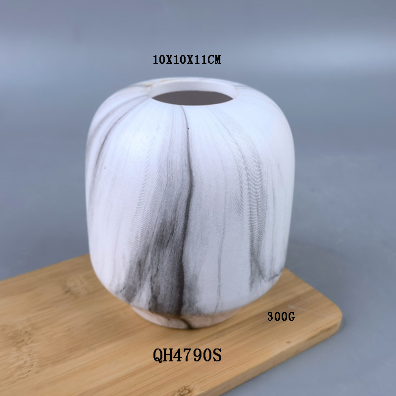 Comercio exterior Exportación estilo europeo florero de cerámica cara maceta de cerámica decoración de flores arreglo floral color esmalte titular de la flor decoración suave del hogar