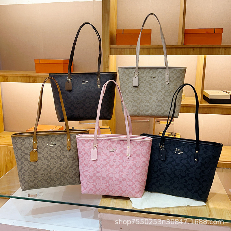 Bags Women's Bags 2025 New Fashion Printed Bucket Bags Large Capacity Shoulder Bags Cross-Border Wholesale Lady Trendy Bags