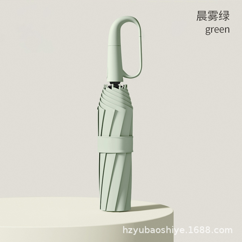 24骨大伞环扣自动伞抗风暴雨伞加大加厚户外伞挂扣防晒防雨晴雨伞|undefined