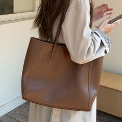 レトロ大容量バッグレディースバッグ2025新しいトレンディな韓国版多用途トートバッグファッションショルダー通勤バッグ