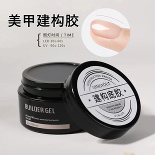Japanese-style multi-functional nail construction base glue shaping leveling glue reinforcement high permeability gel phototherapy glue for nail salon