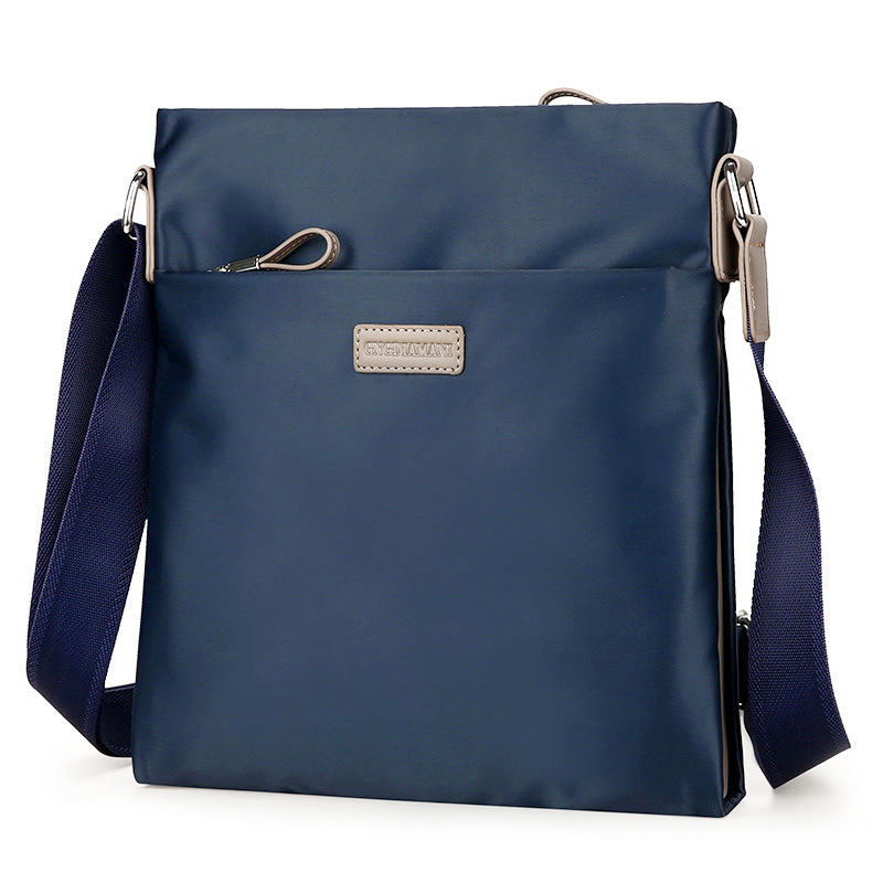 Wholesale men's backpack shoulder messenger bag waterproof wear-resistant Oxford cloth business casual backpack live men's bag