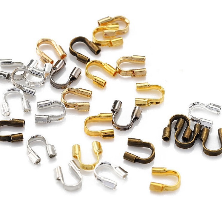 200 Jewelry Accessories U-Shaped Positioning Tubes Finishing Positioning Materials Wire Protectors DIY Jewelry Accessories