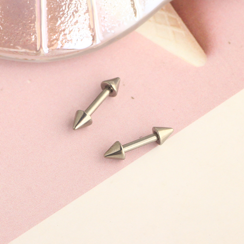 Labret piercing jewelry detail image