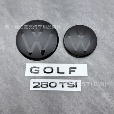 Car logo: Golf 8 Car Logo - front-markrear-markgolf280tsi