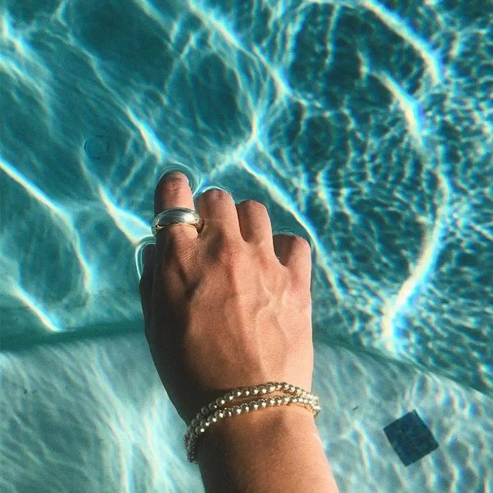 Fashion Geometric Stainless Steel Plating Bracelets 1 Piece