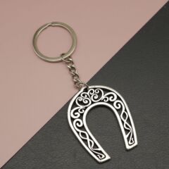 Temu速売通shein希音アマゾン対外貿易爆金アクセサリー馬蹄キーホルダーストラップ