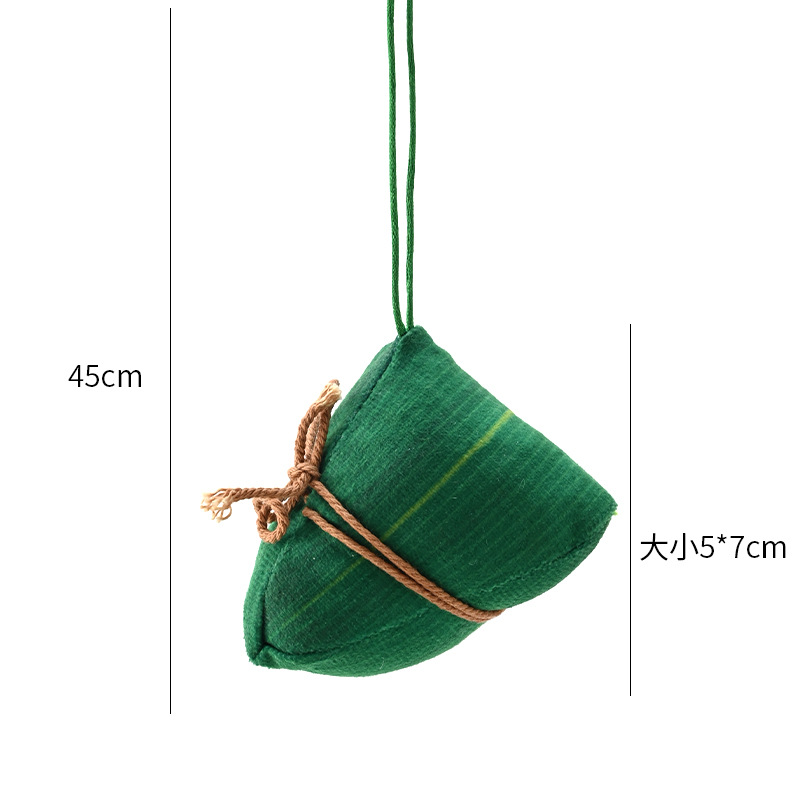 Fiesta del Dragón accesorios colgantes colgantes hechos a mano DIY material linterna de bambú cuerdas coloridas bolsas de incienso perfumadas escoba y coleta