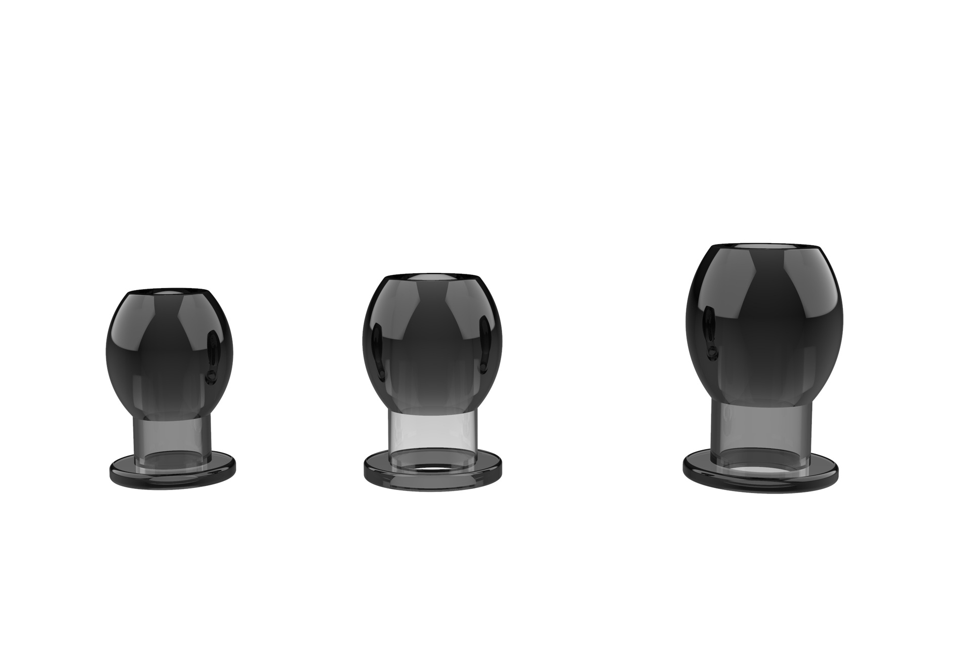 中空大中小号透明色肛塞