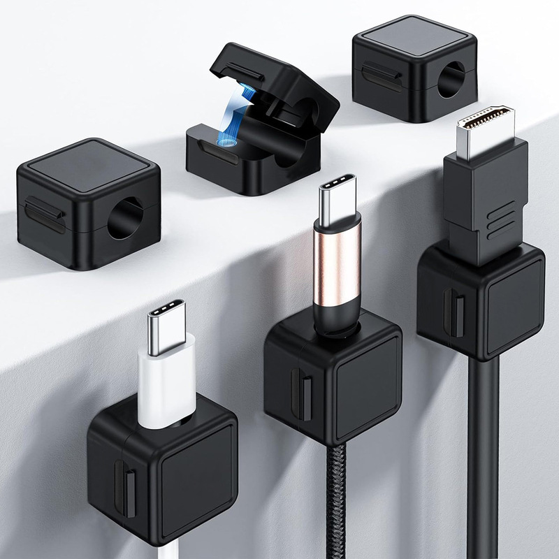 Magnetic Adhesive Sticker Winding Wire Organizer Wire Bundle Data Line Storage Power Line Solider Wire Buckle Clamp