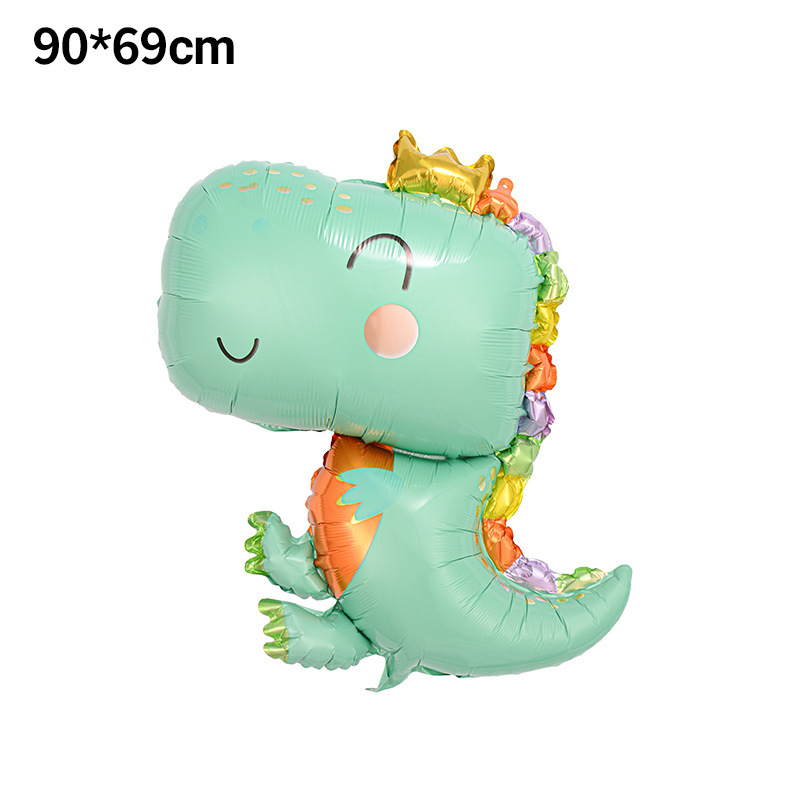 Amazon dinosaurio globo dibujos animados fuego dragón tiranosaurio triceratops globo bosque tema fiesta decoración decoración image 3
