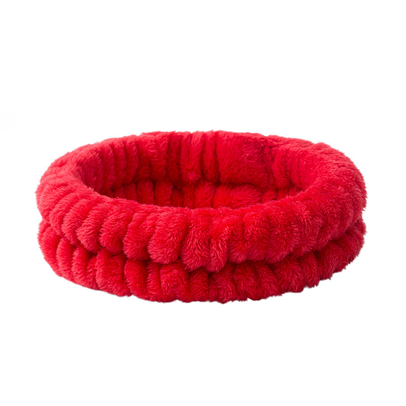 19# big red hair tie with three elastics