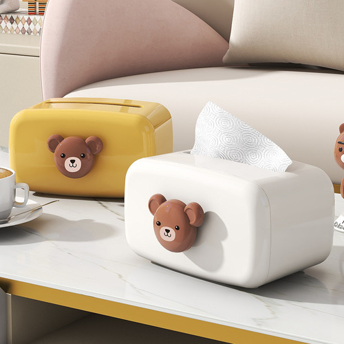 Paper box for home living room coffee table storage box restaurant creative paper box cartoon cute simple light luxury tissue box