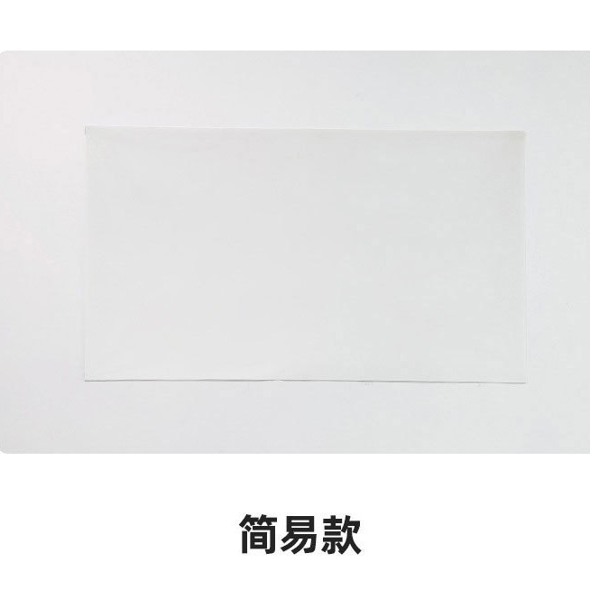 Pantalla de proyección HD 4K pantalla anti-luz de rejilla blanca simple Oficina en el hogar Pantalla de proyector móvil portátil simple