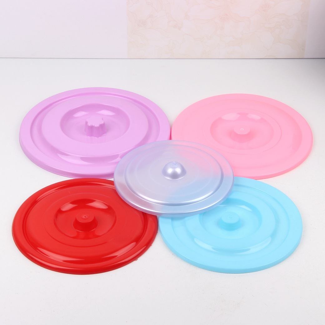 IYR7 Colored Plastic Bucket Lids in Square and Round Sizes, Sold Individually, Preservation Covers, Transparent Lids, Household Buckets