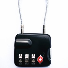 TSA-C103锌合金密码锁TSA钢丝锁箱包密码挂锁海关安检锁
