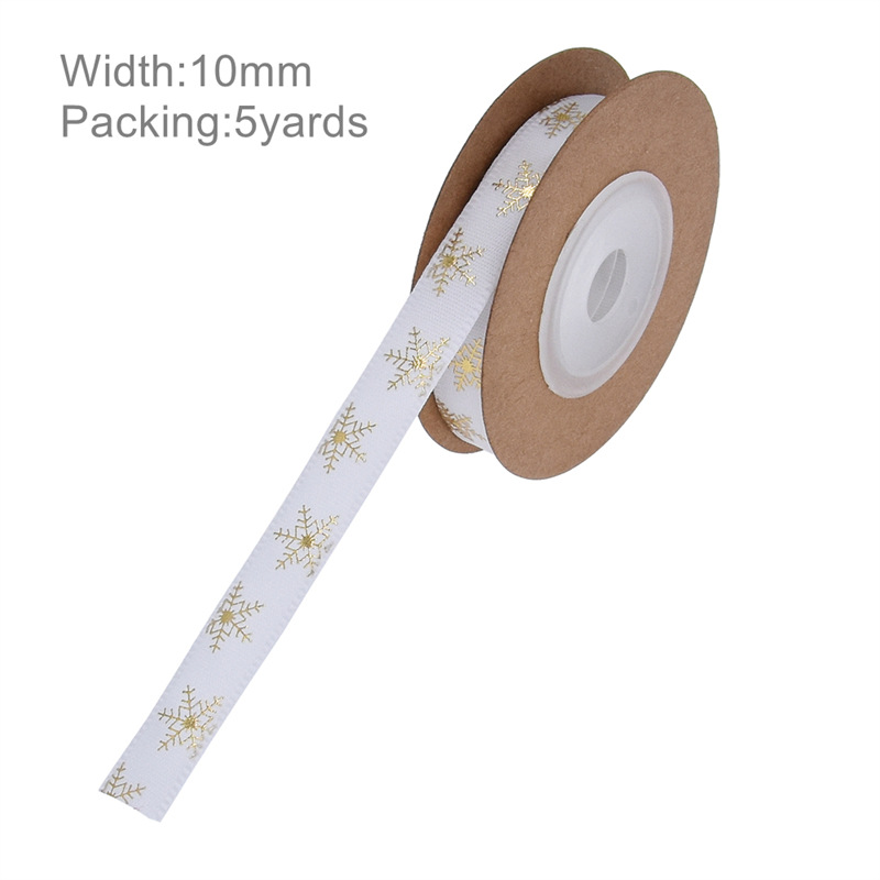 16 transfronteriza AliExpress cinta de Navidad cinta impresa embalaje de regalo Navidad cinta decorativa 5 yardas en stock