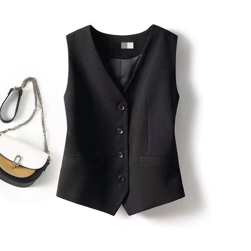 Летний жилет для женщин 2025 года, новый стиль, безрукавка, жилетка, верхняя одежда, легкий тонкий жилет для женщин