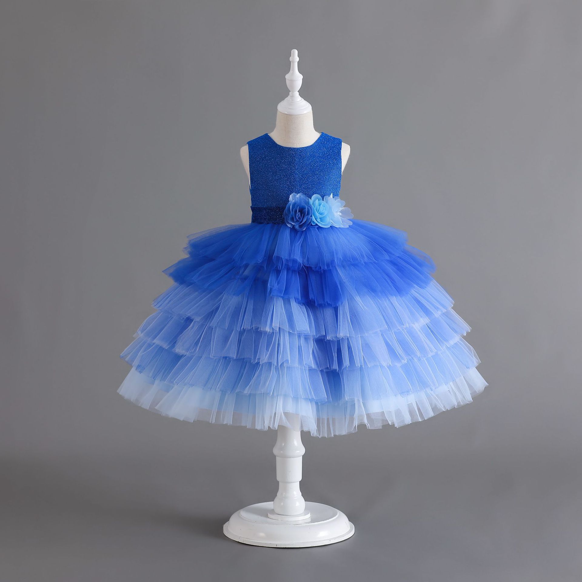 Ventas calientes de ropa infantil de verano nuevos vestidos de lentejas de niños vestidos de princesa de pastel vestidos de fiesta de cumpleaños de chicas