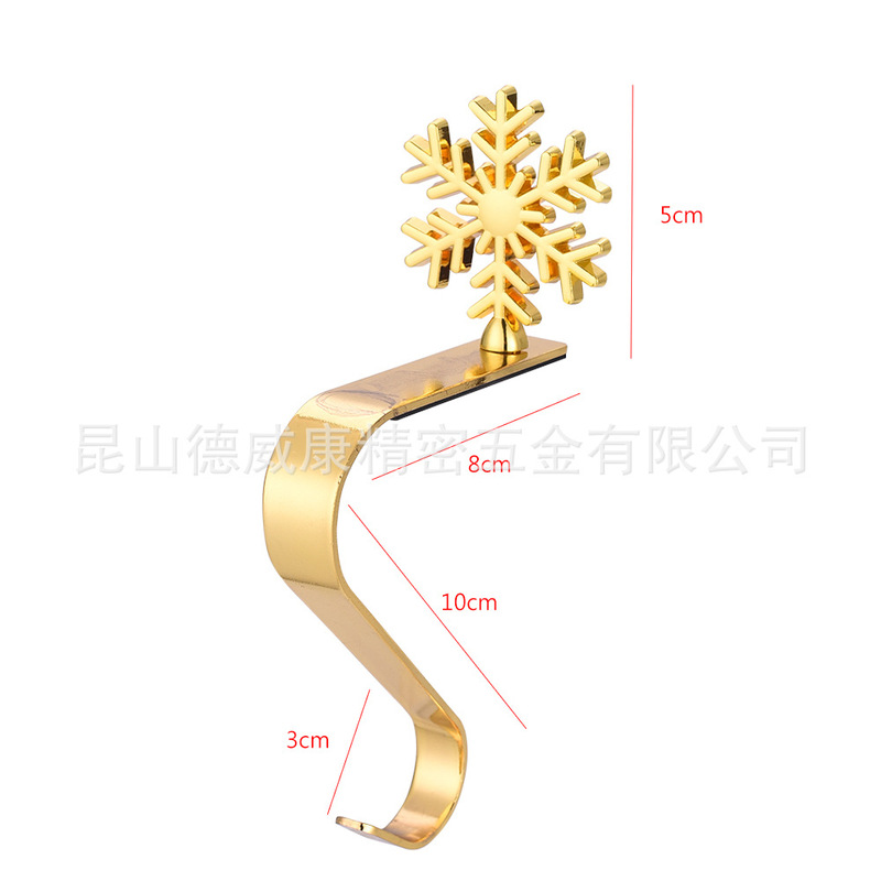 2024クリスマスフック新品クリスマスフック靴下ストッキングスタンドフック要素祭り装飾ストラップ|undefined