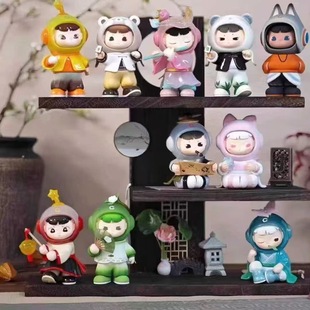Authentic Cimmy150% Youth Tour Series Cute Ornaments Gifts Internet Celebrity Chinese Style Ancient Style Blind Box Figures