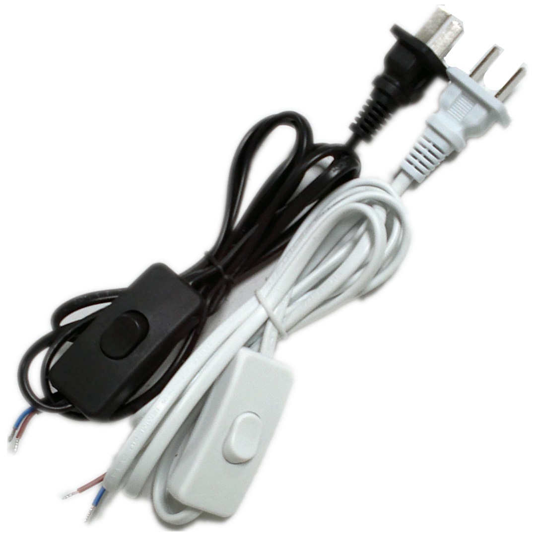 国标电源线3芯2芯PVC橡胶线 0.75平方电缆带插头开关优惠供应电线