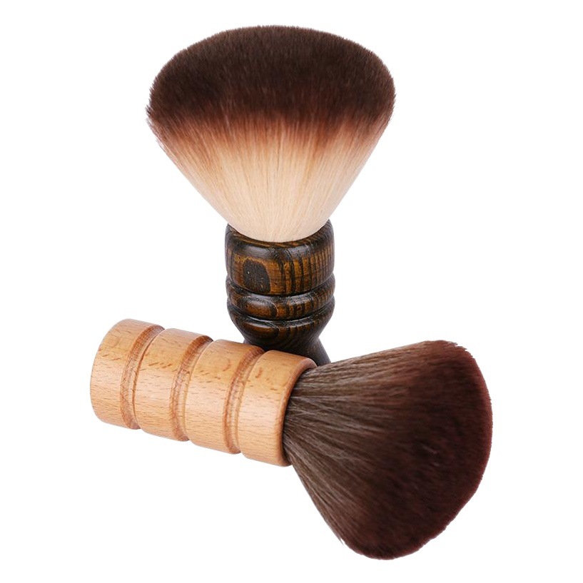 Peluquería cepillo de pelo cepillo de poste de pelo suave pelo sólido madera retro solo cepillo de pelo corte de pelo cepillo de cuello lote de generación de cabello herramientas de belleza