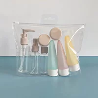 Путешествие Одиннадцать комплектов косметических бутылок Бутылка пластиковая бутылка для лосьона Бутылка для тонирования Бутылка для спрей Шампунь для розлива