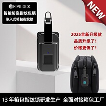 FIPILOCK厂家批发智能箱包防盗指纹锁包包通用嵌入式包锁