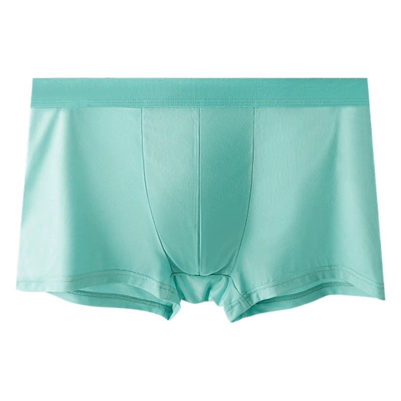 Мужское нижнее белье ледяной шелк нижнее белье поясные боксеры однотонные дышащие нижнее белье боксеры тонкие оптом