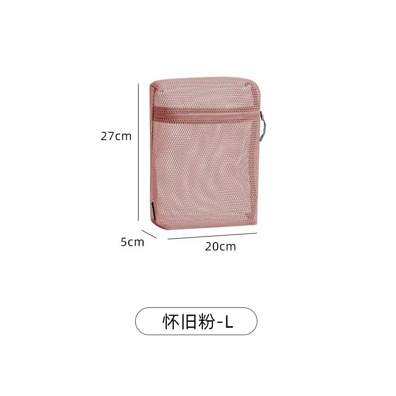 2024 nueva bolsa de cosméticos de nailon para mujer bolsa de lavado de viaje de malla portátil bolsa de almacenamiento bolsa de cosméticos bolsa de almacenamiento