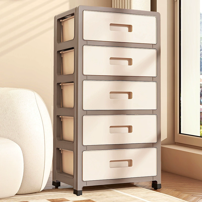 Толстый шкаф для хранения ящика в стиле домашнего ребенка закуски игрушки пластиковые тумбочки для гостиной