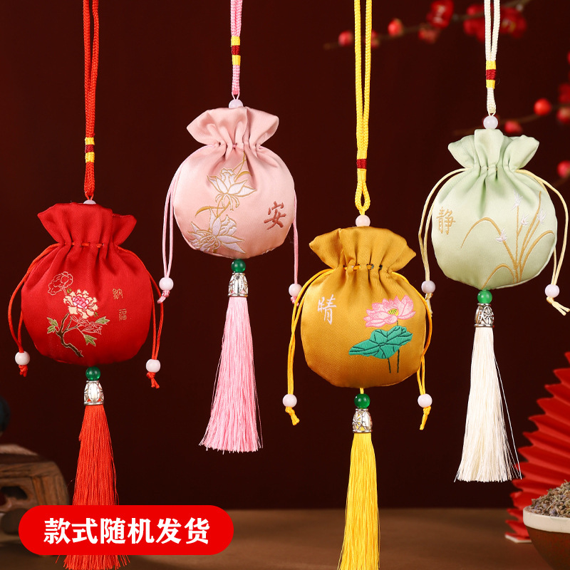 Bagos de incienso de estilo antiguo bolsas vacías bolsas del barco del barco bolsas de incienso bolsas DIY bolsas de incienso bolsas de automóviles colgantes al por mayor