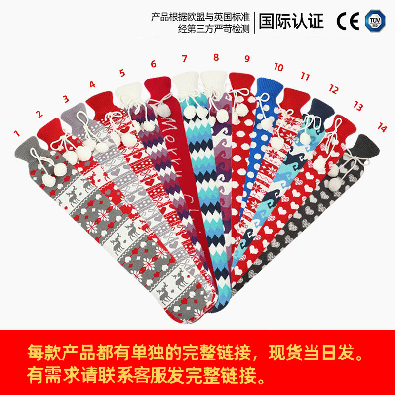 En stock lindo en forma de corazón mano más caliente bolsa de agua portátil creativo llenado de inyección de agua bolsa de agua caliente moda portátil bolso caliente al por mayor