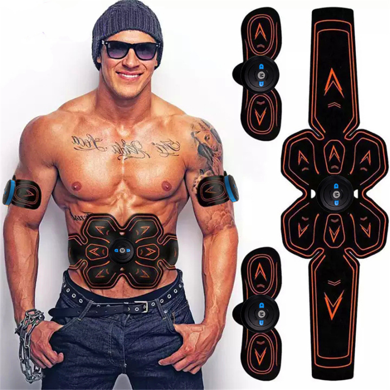 Cross-Border Special Supply for Lazy People Abdominal Muscle Patch Ems Muscle Stimulation Abdominal Massager Abs Small Auxiliary Fitness Belt