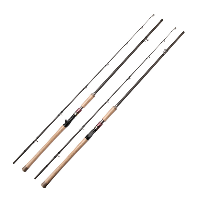 Caña de pesca torpedo fuerte XH tono duro luya rod rod rodas negras rodas de pesca barras de carbono rayo rodas de fábrica de rodas