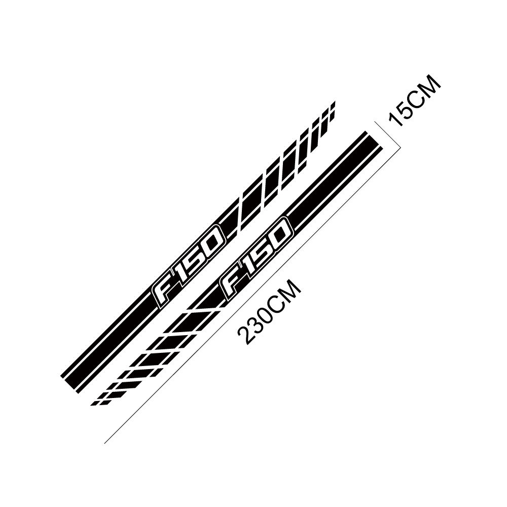 For Raptor F150 side stretch sticker Personality waist line car sticker Ford body sticker_voghion.com