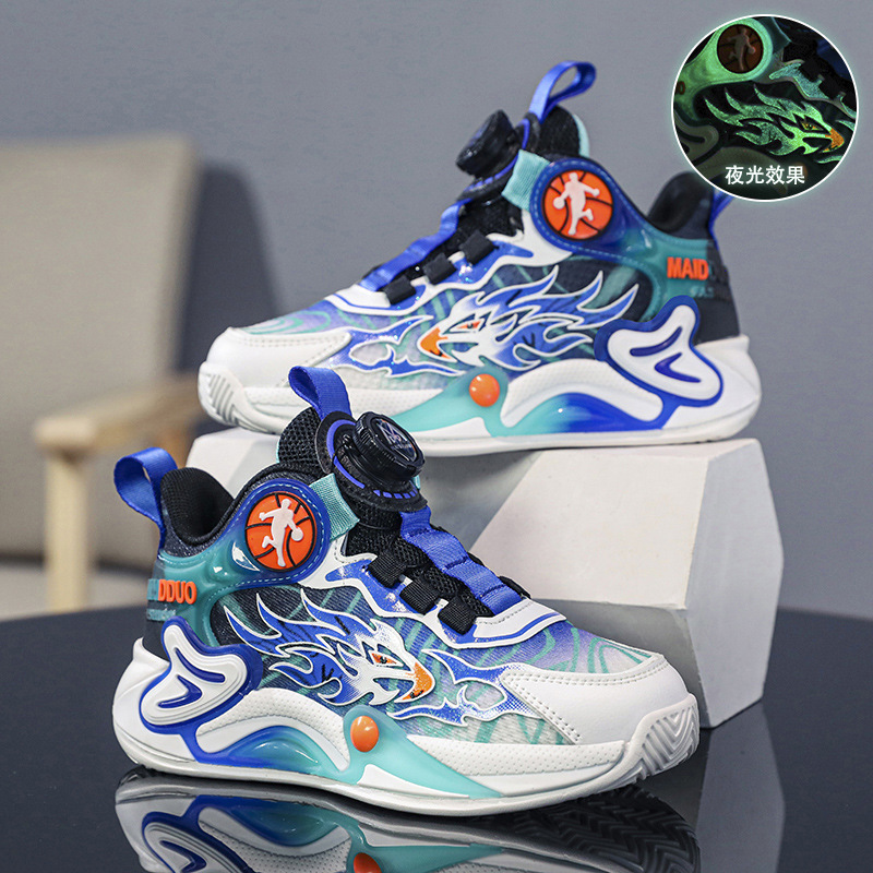 Niños baloncesto zapatos 2024 Baloncesto niños zapatillas de deporte niños deportes moda combate superficie zapatillas cesta
