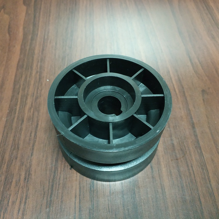 黑色主动轮 80厘移栽机动力轮 带键槽17厘顶升机驱动轮 拖轮批发