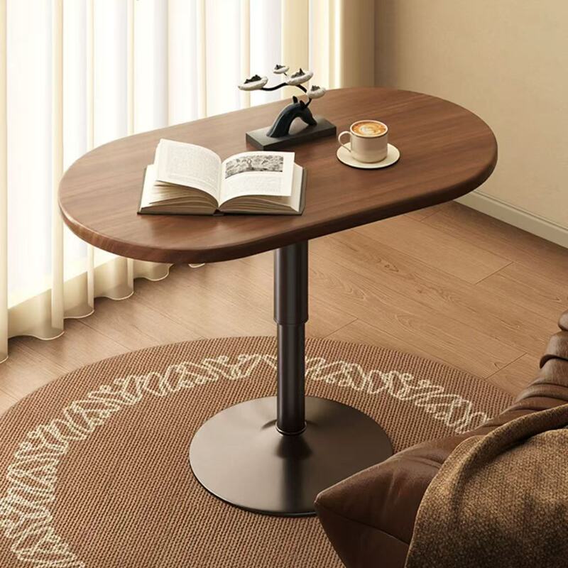 Height-Adjustable Table, Rotatable Computer Desk, Simple Imitation Wood Grain Design, Suitable for Living Room, Bedroom, Bedside Table, Movable Sofa Side Table Height-Adjustable Table, Rotatable Computer Desk, Simple Imitation Wood Grain Design, Suitable for Living Room, Bedroom, Bedside Table, Movable Sofa Side Table
