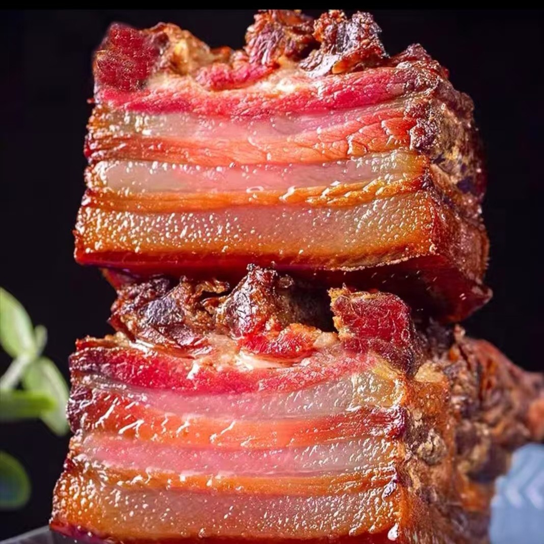 湖南特产柴火腊肉米糠熏腊肉湘西五花腊肉湖南农家烟熏肉