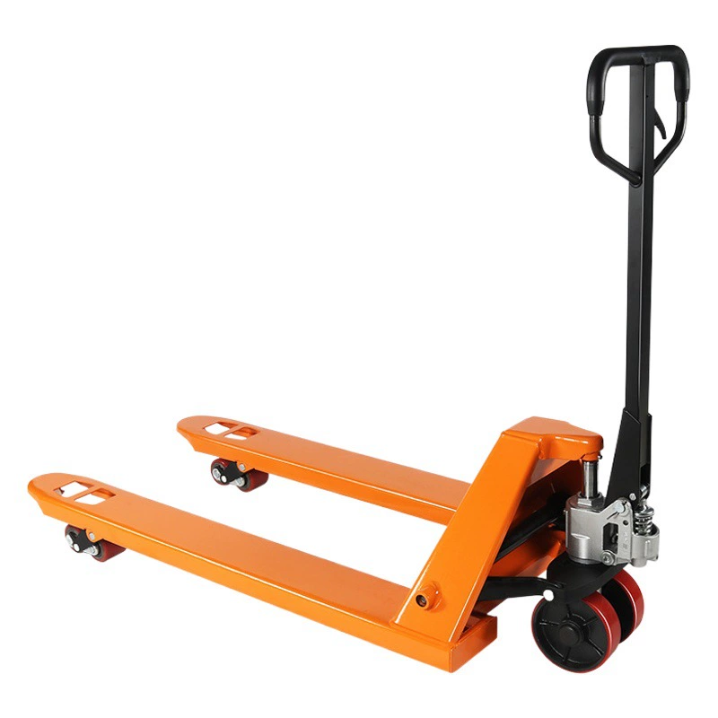 Ручной гидравлический погрузчик Ручной подъемный вилочный погрузчик Хранение Логистика Погрузка и разгрузка Ручной вилочный погрузчик Грузовик для крупного рогатого скота
